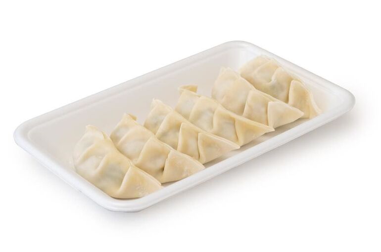 道産チーズ入り手作りギョーザ表示